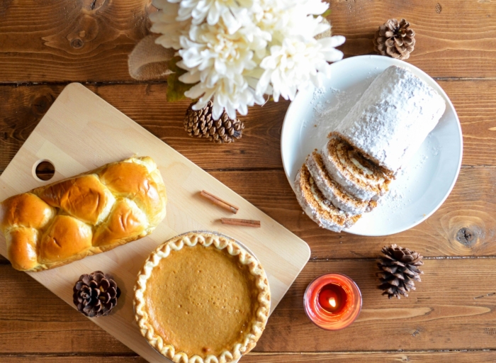 Thanksgiving sweets on a table