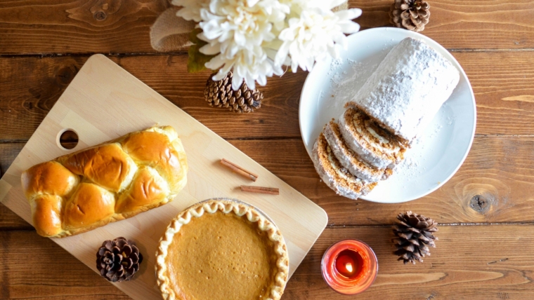 Thanksgiving sweets on a table