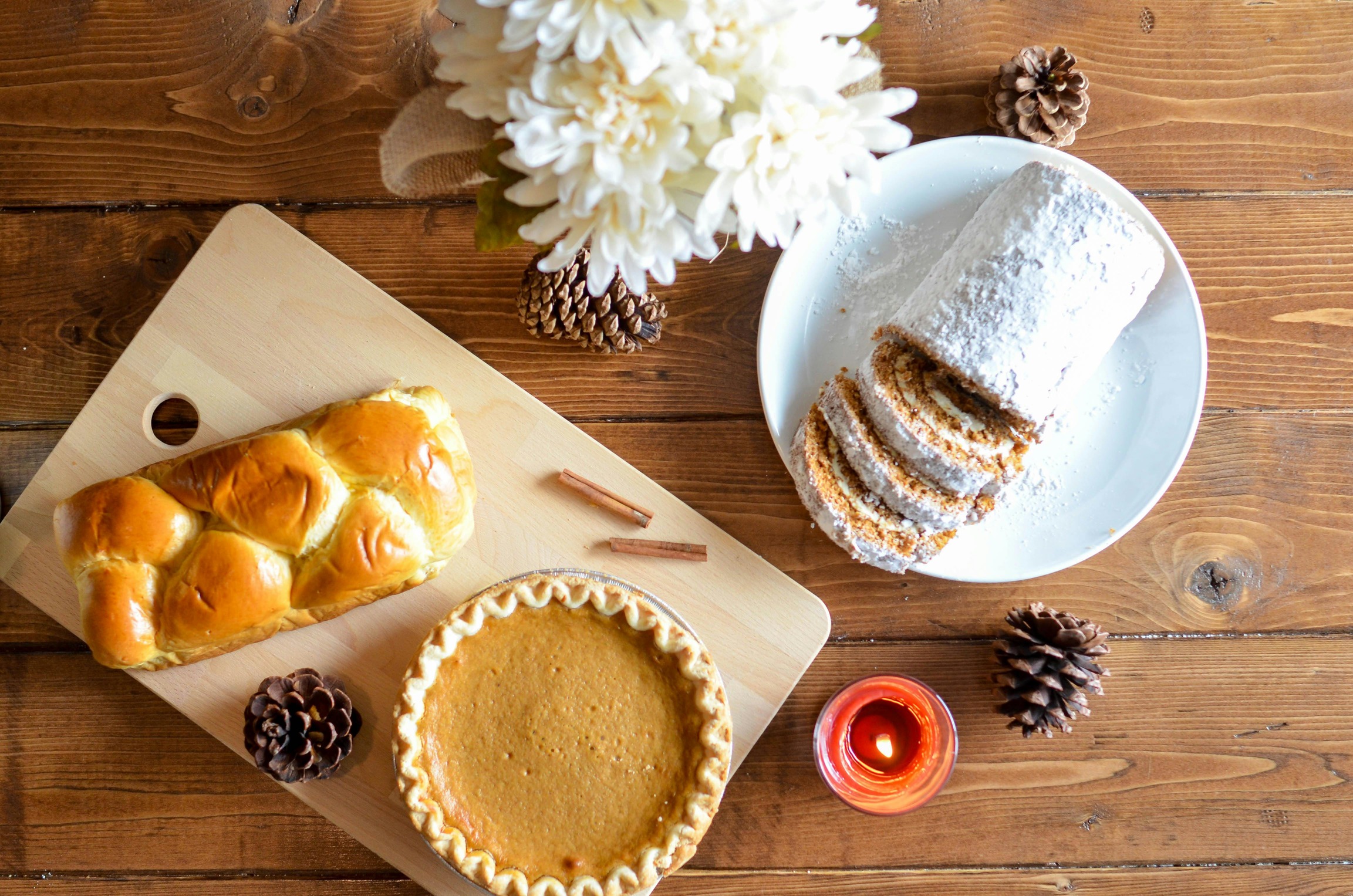 Thanksgiving sweets on a table