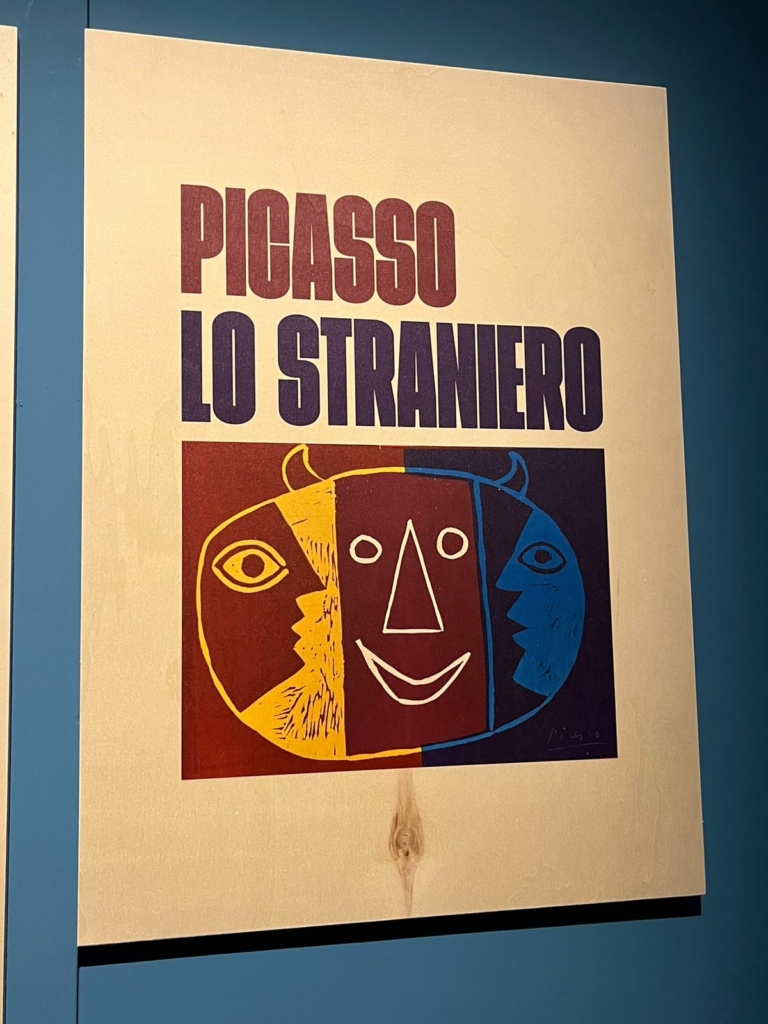 Poster for Pablo Picasso's exhibition at Palazzo Real