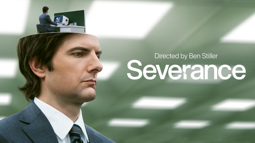 The Severance poster, a new Apple Tv series